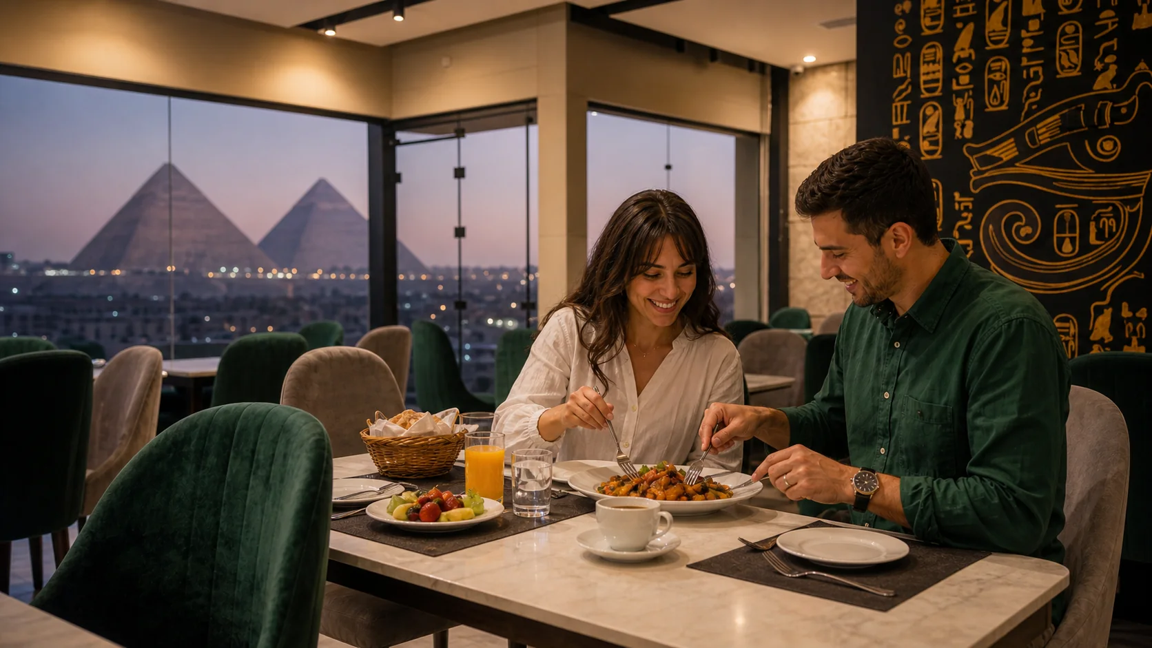 Dinner in the main restaurant