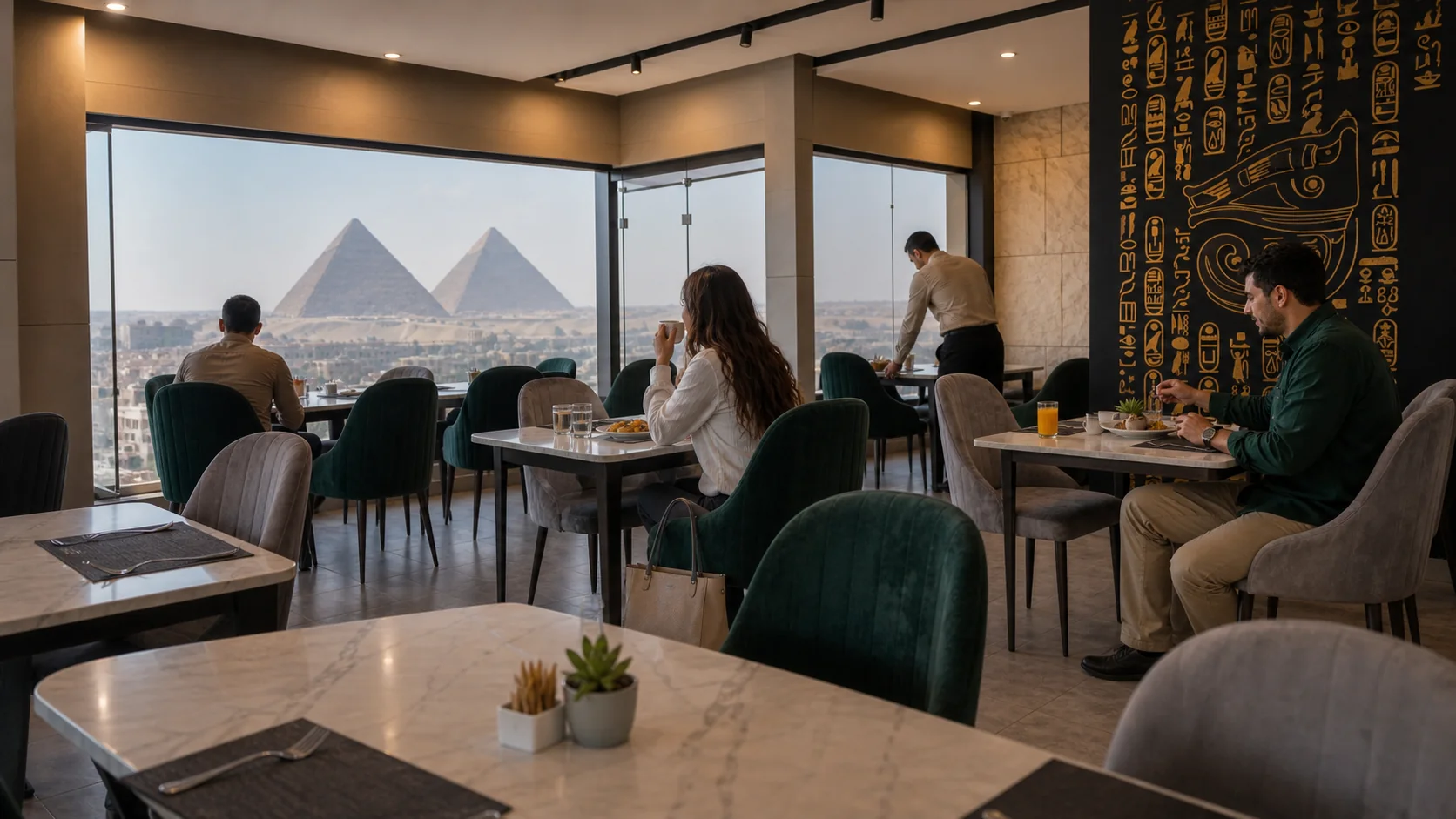 Stay Inn Pyramids main restaurant dining room