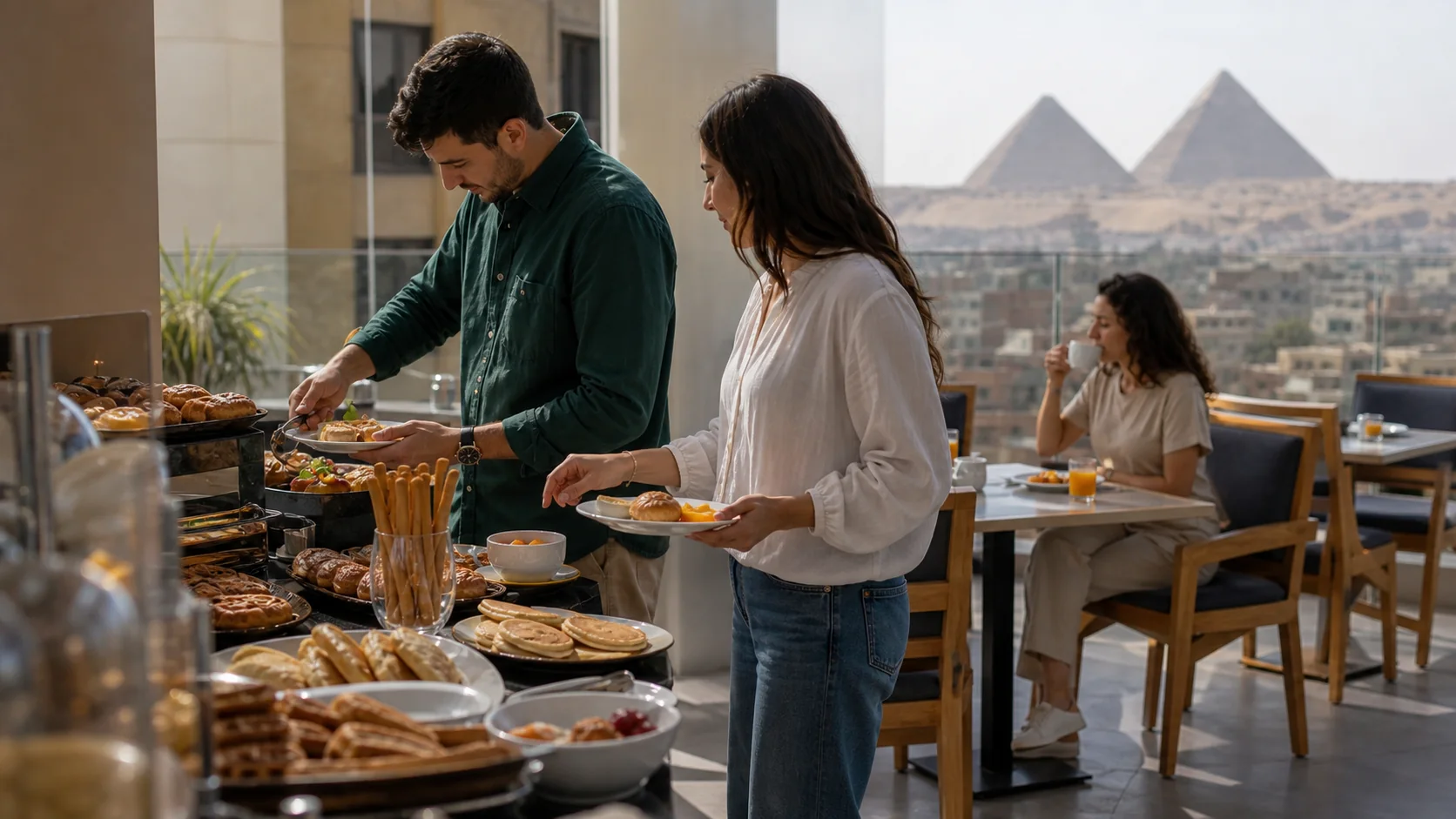 Breakfast in motion