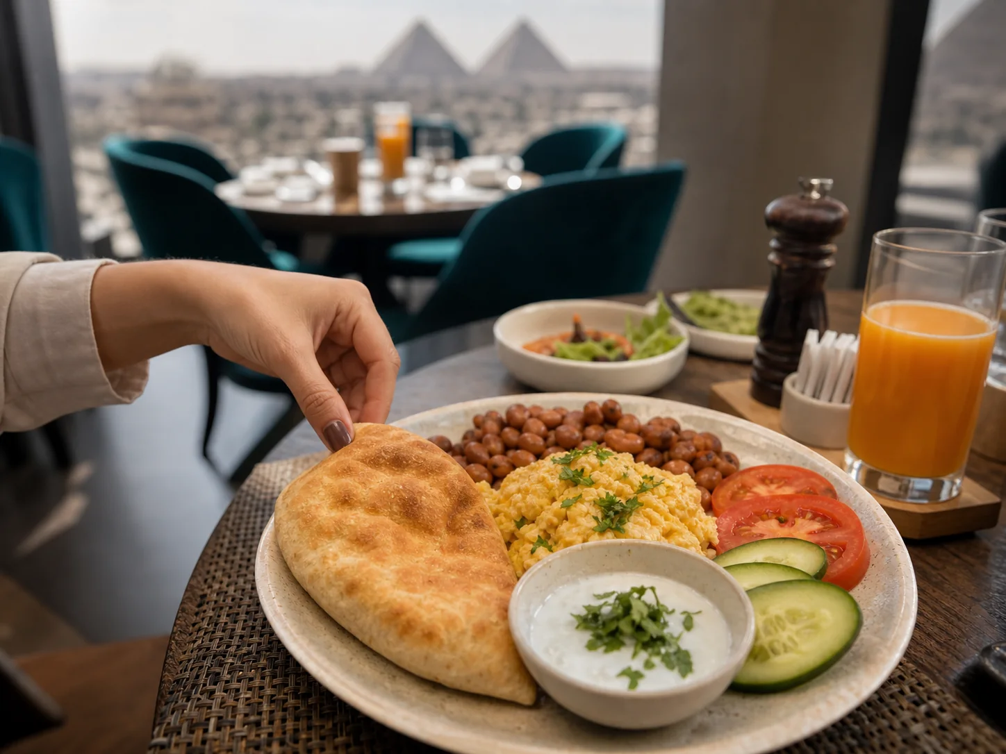 Local breakfast detail